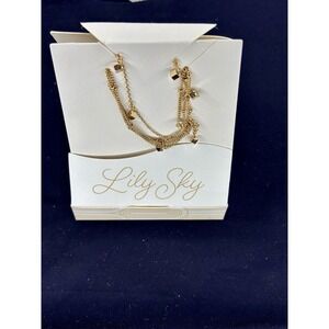 Lily Sky Sydney Gold-Plated Bracelet Duo New in Box MSRP $52‎